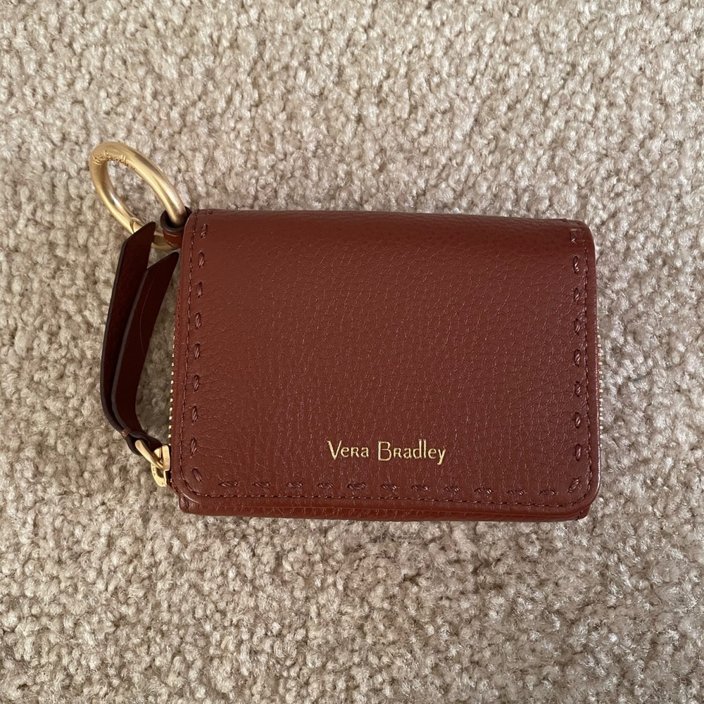 Vera Bradley RFID Mallory Card Case - Mesa Brown